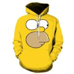 3D Cartoon Printing Hoodies - Homer Simpson And His Son Sweatshirt
