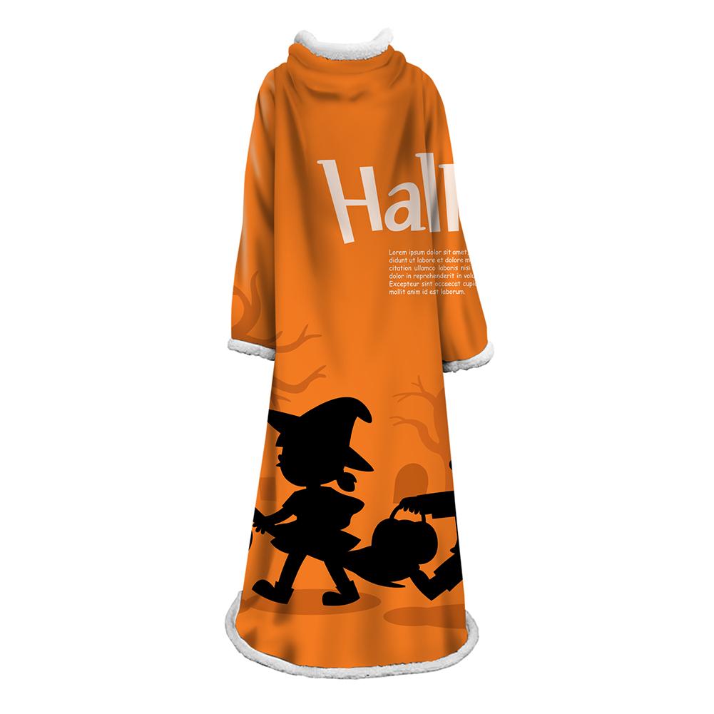3D Digital Printed Blanket With Sleeves-Blanket Robe Halloween Party - Image 35