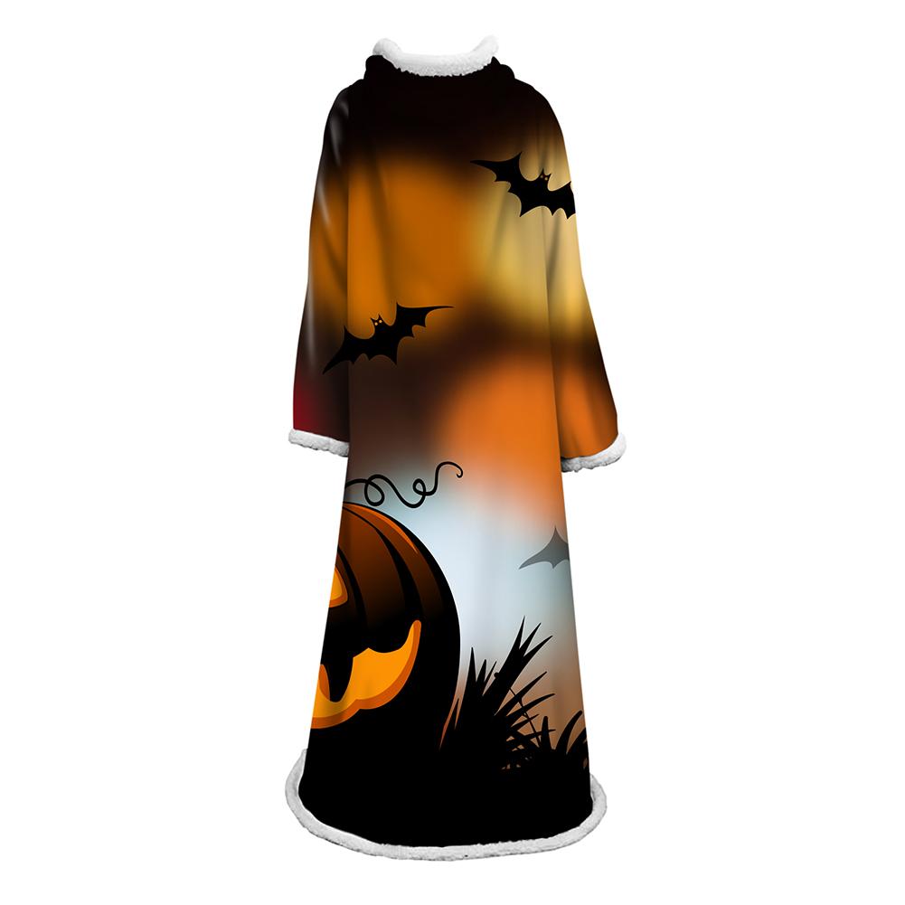 3D Digital Printed Blanket With Sleeves-Blanket Robe Halloween Party - Image 41
