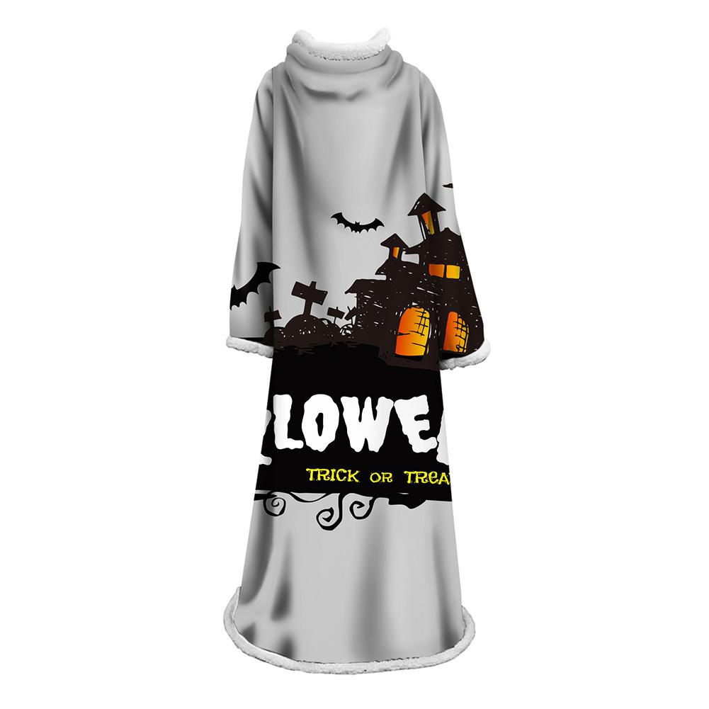 3D Digital Printed Blanket With Sleeves-Blanket Robe Halloween Party - Image 43
