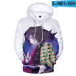 3D Print Anime Demon Slayer Hoodies Sweatshirts