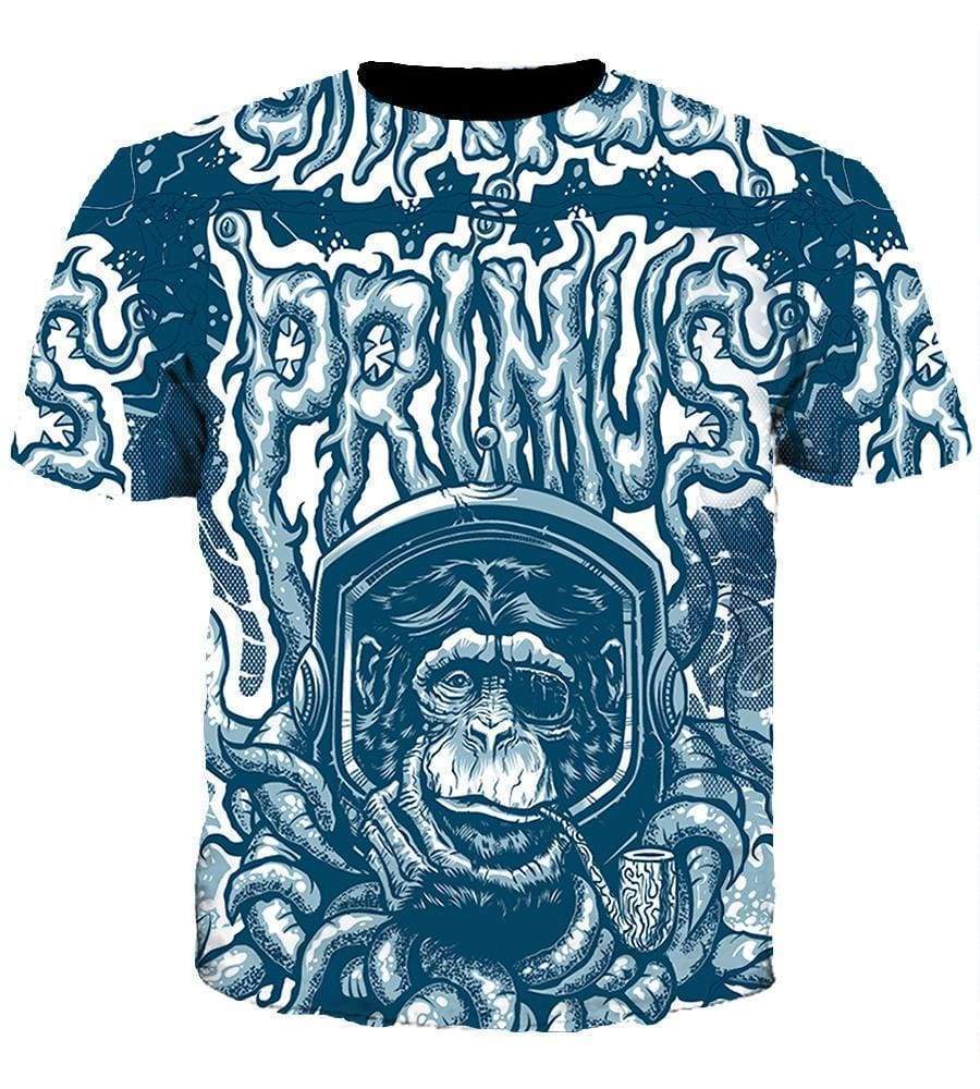 Primus Hoodies - Pullover Blue Hoodie - Image 4