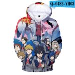 3D Printed Hoodies - Anime DARLING in The FRANXX Sweatshirt