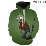 3D Printed Plants vs. Zombies Hoodies Sweatshirts Pullover
