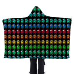 Among Us 3D Printed Flannel Hooded Blanket
