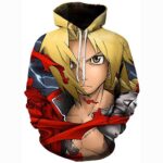Anime Fullmetal Alchemist 3D printed hoodies Unisex pullover hoodie sweater