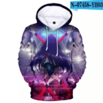Anime Kakegurui 3D Printed Regular Hoodie