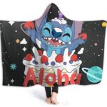 Anime Li-Lo & Sti-Tch Baby Anime Hooded Blanket