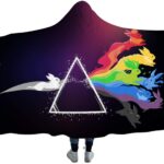 Anime Pokemon Hooded Pilling Proof Flannel Blankets