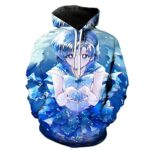 Anime Sailor Moon Hoodie - Sailor Mercury 3D Print Pullover Hoodie