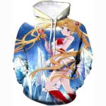 Anime Sailor Moon Hoodie - Sailor Moon 3D Print Pullover Hoodie