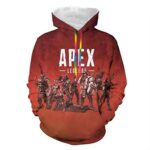 Apex Legends Hoodies - Fashion 3D Print Drawsrting Pullover Gaming Hoodie