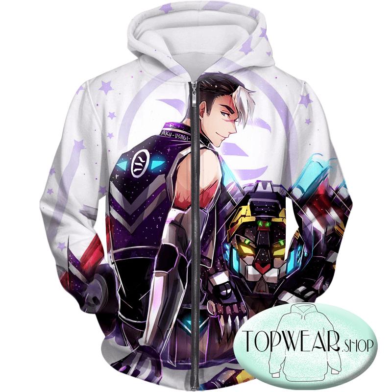 Voltron: Legendary Defender Hoodies - Shiro Lion Paladin Awesome Cartoon Pullover Hoodie - Image 3