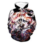 Arknights Hoodies - 3D Print Hooded Pullover Sweatshirt