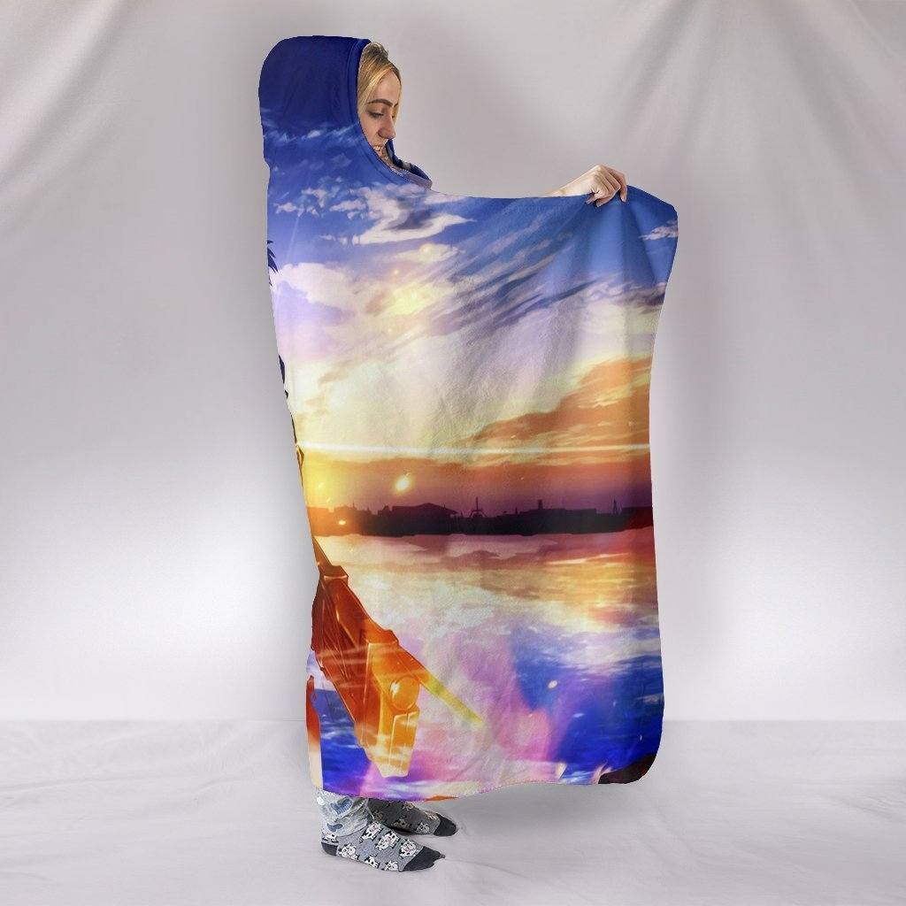 Attack On Titan Eren Jaeger Blanket - Blue Sky Blanket - Image 3