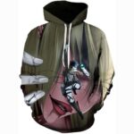 Attack on Titan Hoodie 3D Print Manga Anime Pullover Hoodie Sweatshirt with Front Pocket