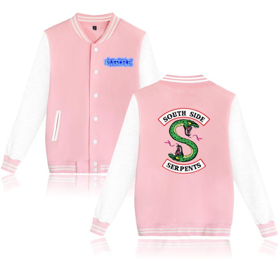 Riverdale Baseball Jackets - Riverdale Double-Headed Snake Logo Icon Baseball Jacket - Image 4