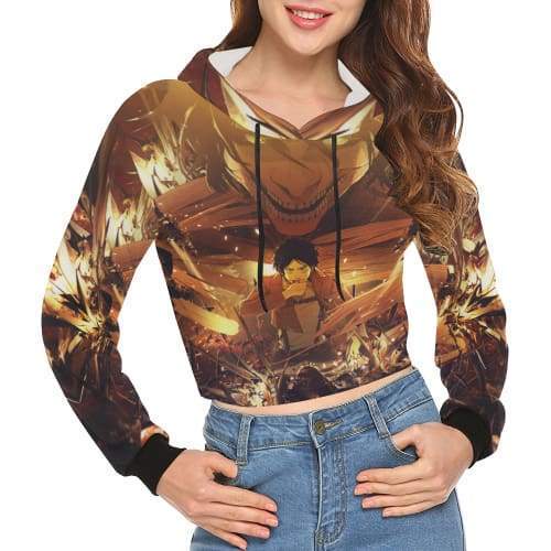 Attack On Titan Sweatshirts - Ruins Yellow Sweatshirt - Image 6