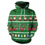 Christmas Hoodies - Christmas Colored Eggs 3D Hoodie