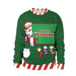Christmas Sweaters - Santa Claus Socks 3D Crew Neck Sweatshirt