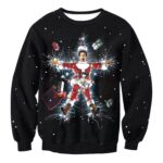 Christmas Sweatshirts - Electric Shock Santa Claus Icon Cute 3D Sweatshirt
