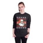 Christmas Sweatshirts - Happy Santa Claus Cartoon Style Icon Cute 3D Sweatshirt