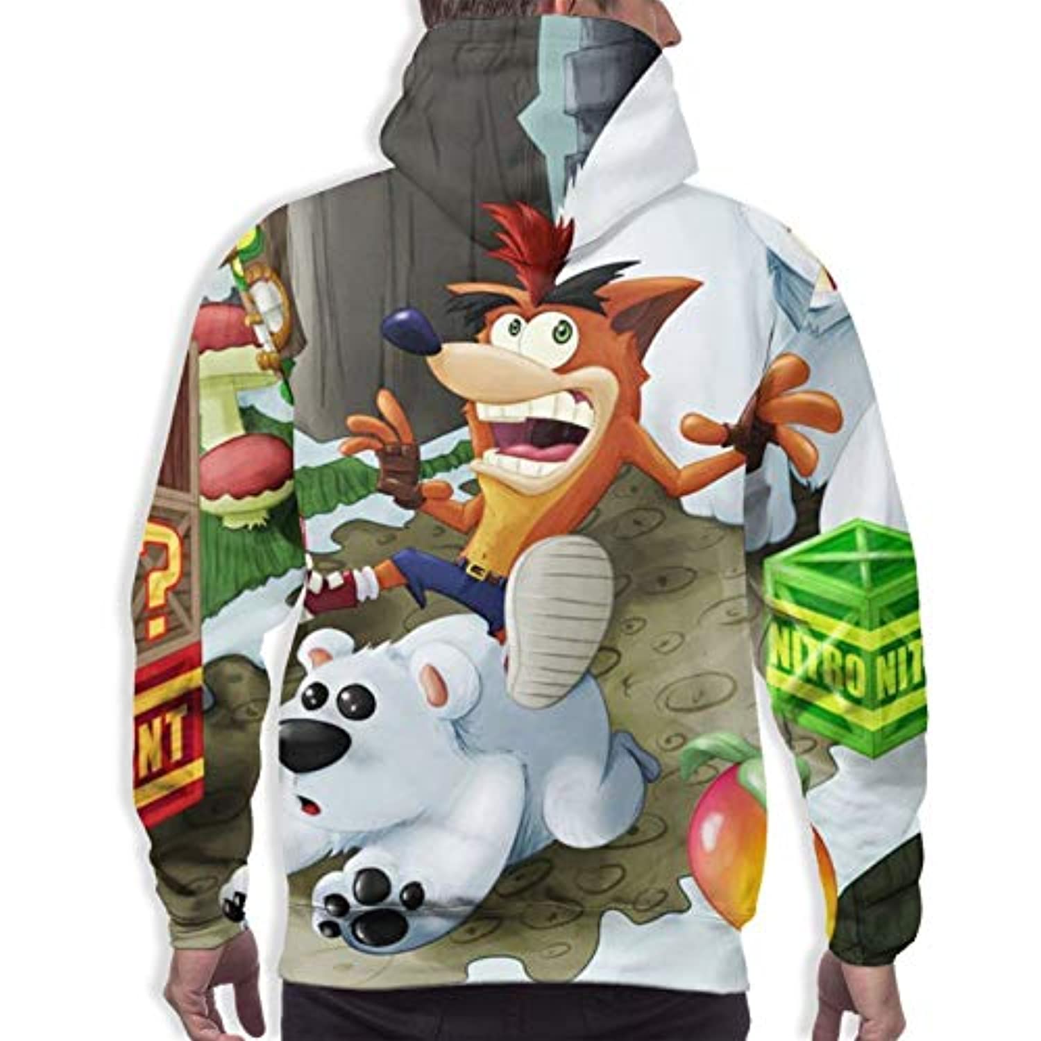 Crash Bandicoot Hoodies - 3D Print Pullover Sweatshirt - Image 3