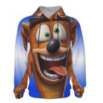 Crash Bandicoot Hoodies - Crash Bandicoot Teens 3D Print Hooded Pullover Sweatshirt