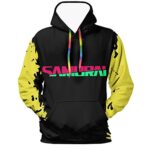 Cyberpunk 2077 Hoodie - Onicyborg Samurai 3D Print Hooded Pullover