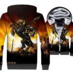 Darksiders Jackets - Darksiders Game Series War and Horsemen Super Cool 3D Fleece Jacket
