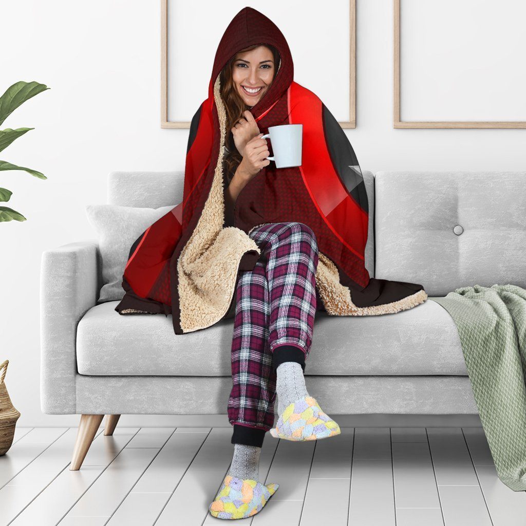Deadpool Hooded Blanket - Prohibited Red Blanket - Image 4