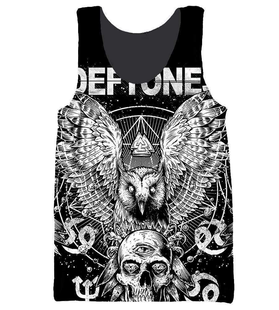 Deftones Hoodies - Pullover Black Hoodie - Image 5