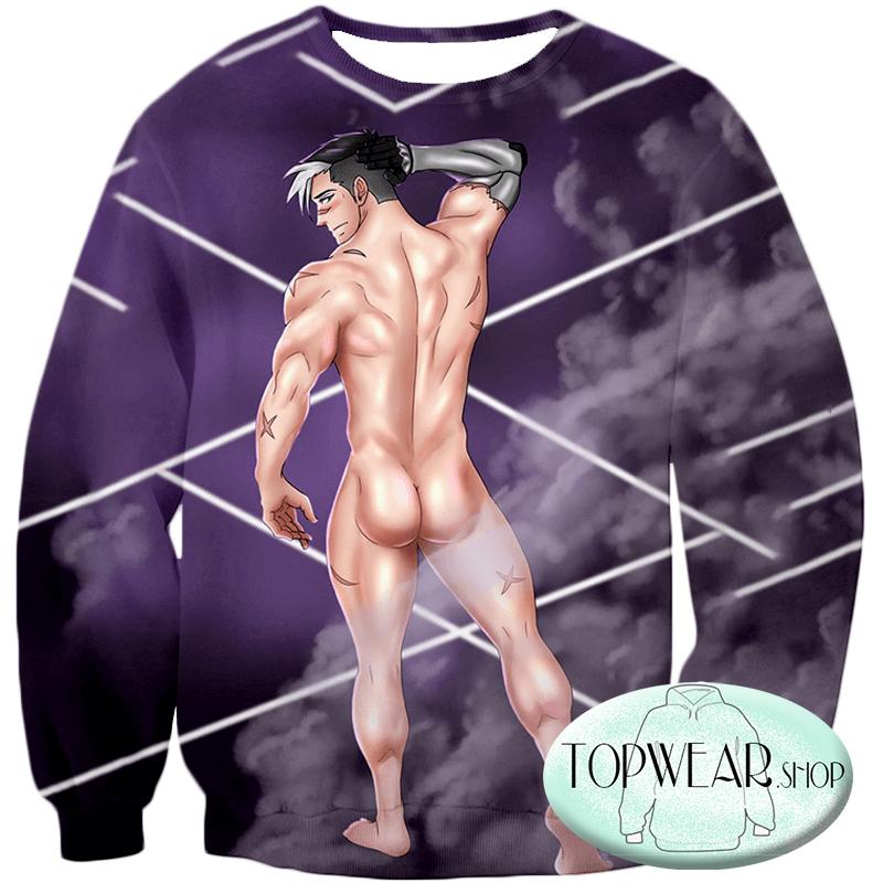 Voltron: Legendary Defender Hoodies - Handsome and Naked Cool Hero Shiro Pullover Hoodie - Image 3