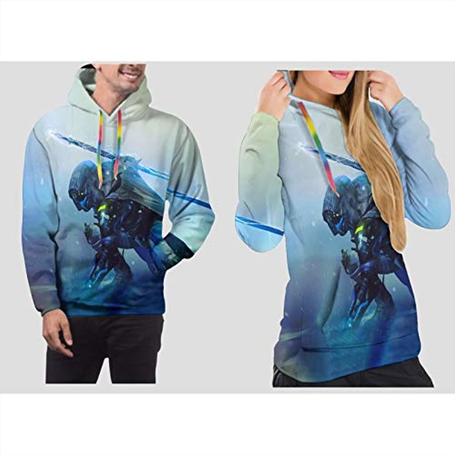 Destiny 2 Hoodies - Destiny 2 Forsaken Cayde 6 3D Print Pullover Drawstring Hoodie - Image 3