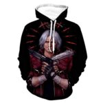 Devil May Cry Hoodie - Dante 3D Print Pullover Gaming Hoodie