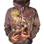 Dragon Ball Z Goku Hoodies- Pullover 3D Prinred Hoodie