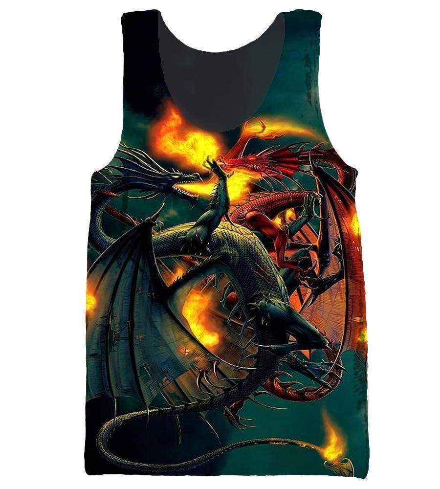 Dragon Hoodies - Pullover Black Hoodie - Image 5