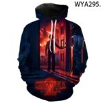 Fashion 3D Printed Hoodies - Stranger Things Pullover Streetwear