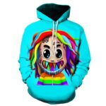 Fashion Gooba 6ix9ine Hoodies - 3D Print Rapper Sweatshirt