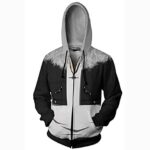 Final Fantasy Hoodie - 3D Print Long Sleeve Hooded Zipper Jacket