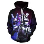 Five Nights at Freddy's Bear Kids Hoodie T Shirts Summer Tops Tee Shirts for Boys Girls