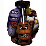 Five Nights at Freddy's Hoodies for Kids Teens - 3D Boys and Girls Pullover Hoodie
