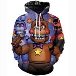 Five Nights at Freddy's Hoodies for Kids Teens - 3D Boys and Girls Pullover Hoodie