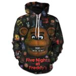 Five Nights at Freddy's Hoodies for Teens - 3D Boys and Girls Pullover Hoodie