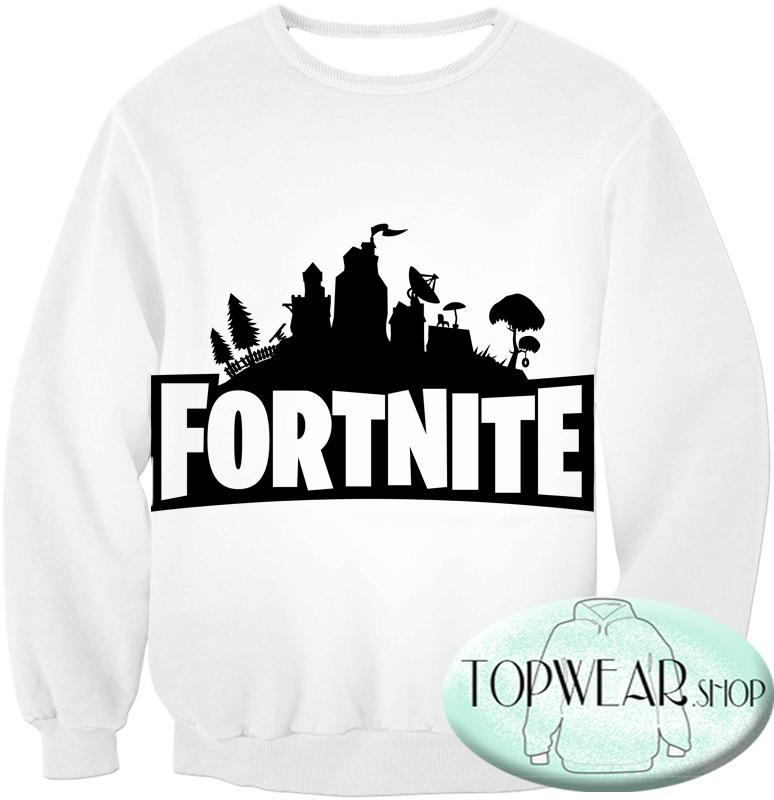Fortnite Hoodies - New Season White 3D Hoodie - Image 3