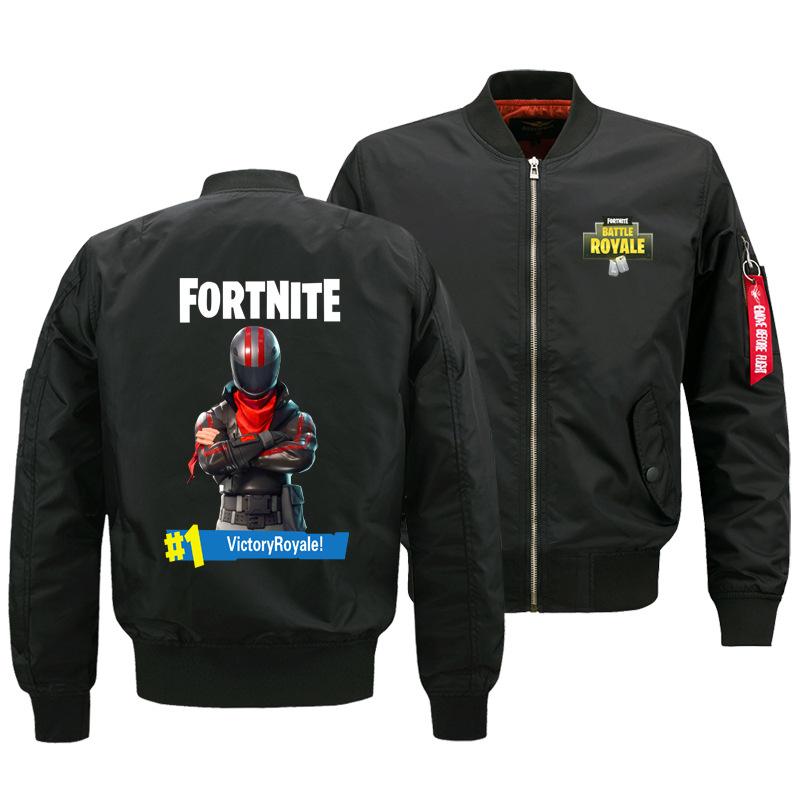 Fortnite Jackets - Solid Color Fortnite Game Special Forces Flight Suit Icon Fleece Jacket - Image 3