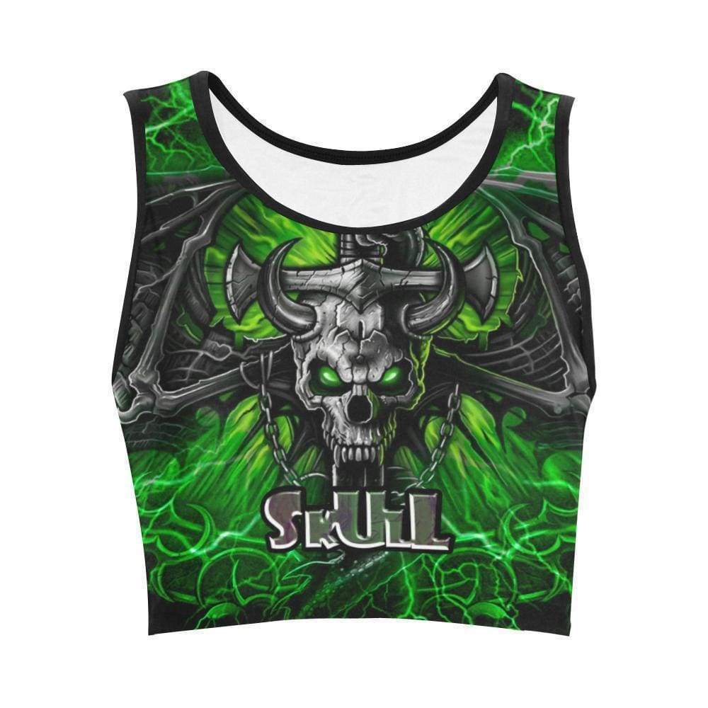 Funny Skull Hoodies - Pullover Skull In The Green Hoodie - Image 6