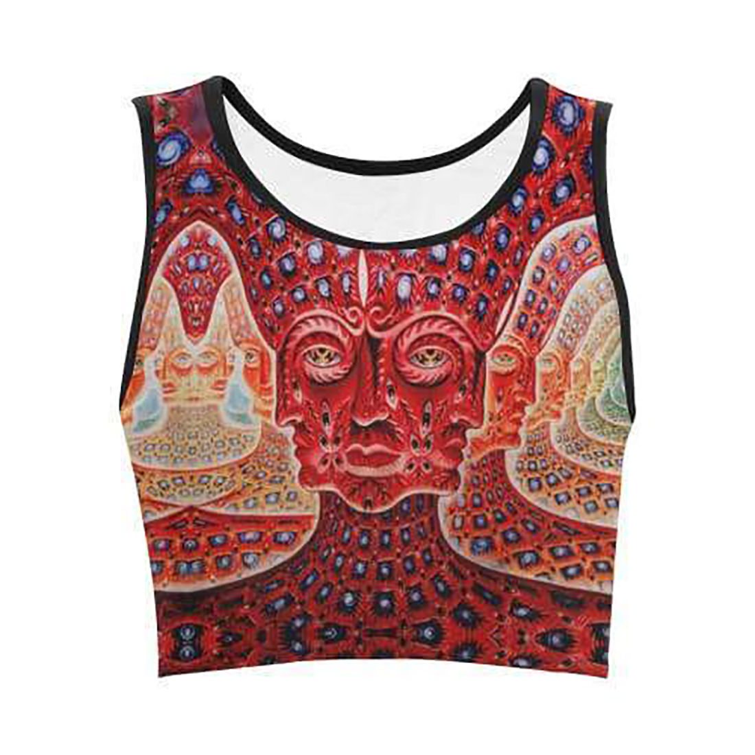 Funny Tool Band Hoodies - Pullover Red Buddha Statue Hoodie - Image 6