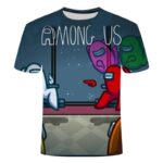 Game Among Us 3D Printed Breathable Round T-Shirt