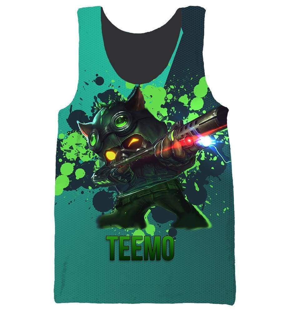 League Of Legend Teemo Hoodies - Pullover Green Hoodie - Image 5